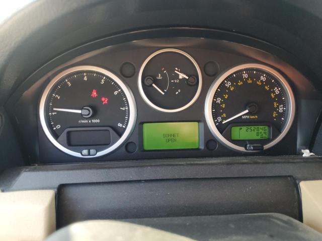 SALAE25488A447588 - 2008 LAND ROVER LR3 SE BLACK photo 9