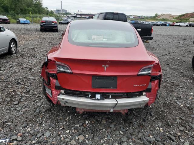 5YJ3E1EB1MF058267 - 2021 TESLA MODEL 3 Червоний фото 6