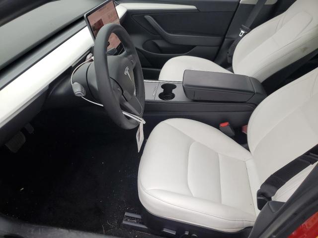 5YJ3E1EB1MF058267 - 2021 TESLA MODEL 3 Червоний фото 7