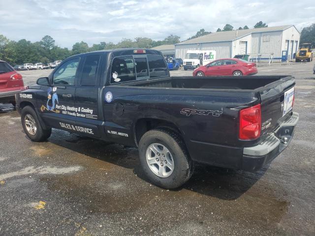 1D7HE42KX6S604507 - 2006 DODGE DAKOTA SLT BLACK photo 2
