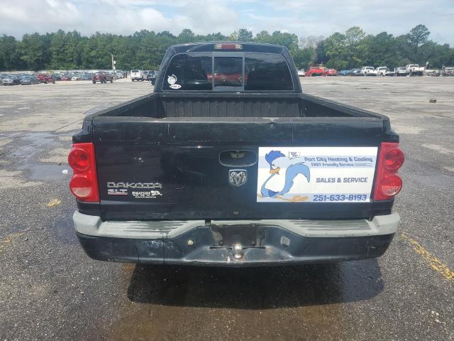 1D7HE42KX6S604507 - 2006 DODGE DAKOTA SLT BLACK photo 6