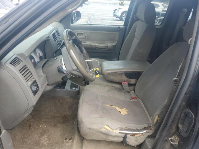 1D7HE42KX6S604507 - 2006 DODGE DAKOTA SLT BLACK photo 7