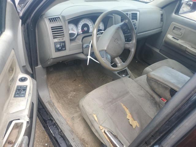 1D7HE42KX6S604507 - 2006 DODGE DAKOTA SLT BLACK photo 8