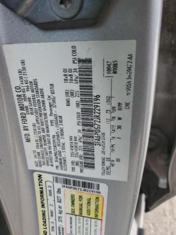 3FA6P0G72JR229196 - 2018 FORD FUSION S SILVER photo 13