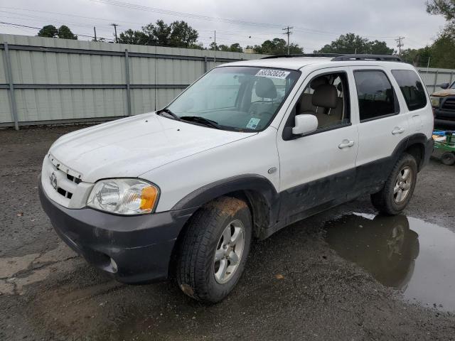 4F2YZ02Z56KM25604 - 2006 MAZDA TRIBUTE I WHITE photo 1