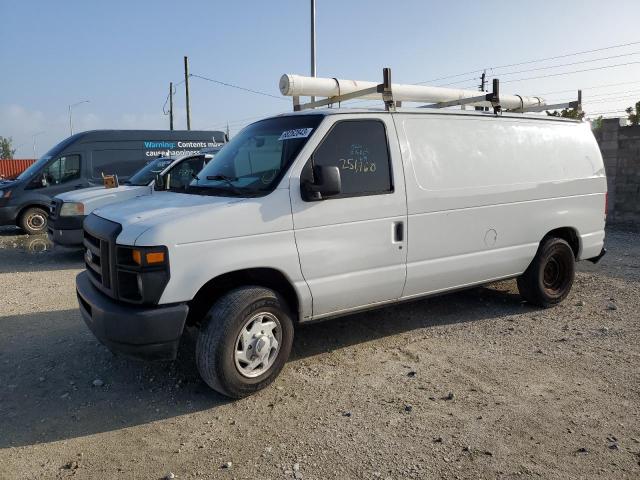 1FTNE14W68DB30610 - 2008 FORD ECONOLINE E150 VAN WHITE photo 1