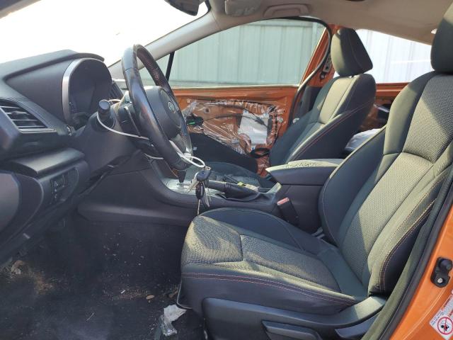JF2GTAEC4KH255352 - 2019 SUBARU CROSSTREK PREMIUM Naranja foto 7