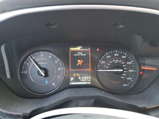 JF2GTAEC4KH255352 - 2019 SUBARU CROSSTREK PREMIUM Naranja foto 9