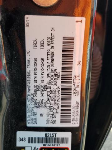 5TFAW5F15EX394254 - 2014 TOYOTA TUNDRA CREWMAX PLATINUM BLACK photo 12