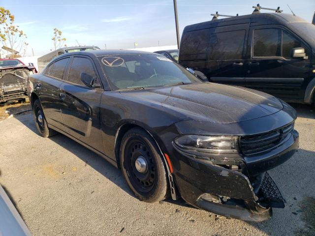 2C3CDXKG7MH667125 - 2021 DODGE CHARGER POLICE BLACK photo 4