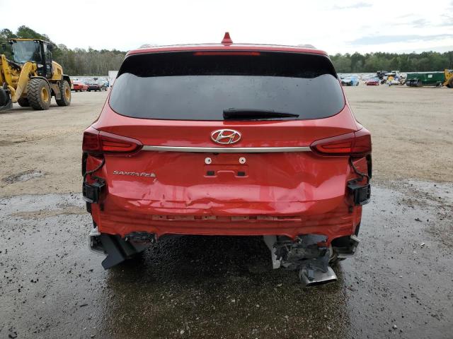 5NMS33AD7LH177992 - 2020 HYUNDAI SANTA FE SEL RED photo 6