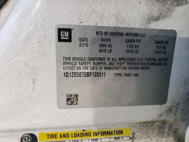 1G1ZE5E72BF128311 - 2011 CHEVROLET MALIBU LTZ 白色 照片 12