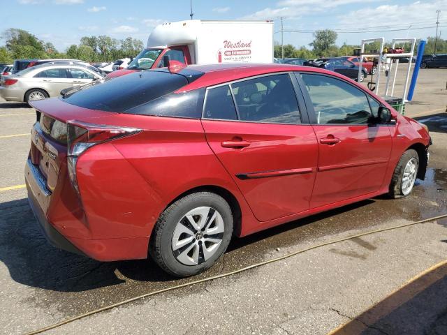 JTDKARFU1J3551770 - 2018 TOYOTA PRIUS RED photo 3