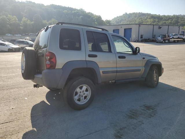 1J4GL48K45W706311 - 2005 JEEP LIBERTY SPORT BEIGE photo 3