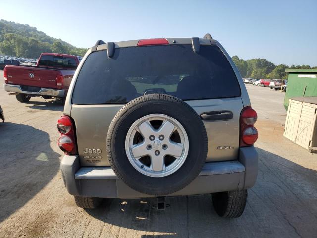 1J4GL48K45W706311 - 2005 JEEP LIBERTY SPORT BEIGE photo 6