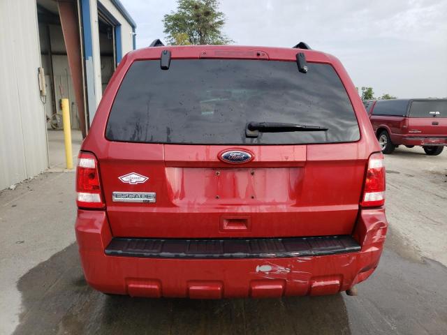 1FMCU9D74AKB30426 - 2010 FORD ESCAPE XLT RED photo 6