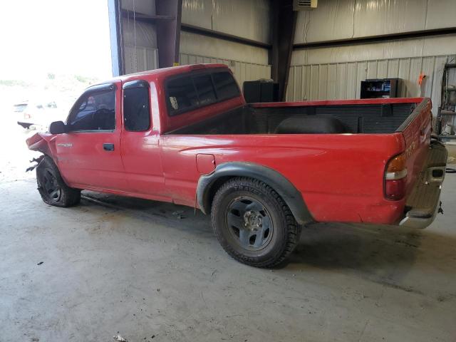 5TEWM72N62Z033507 - 2002 TOYOTA TACOMA XTRACAB RED photo 2