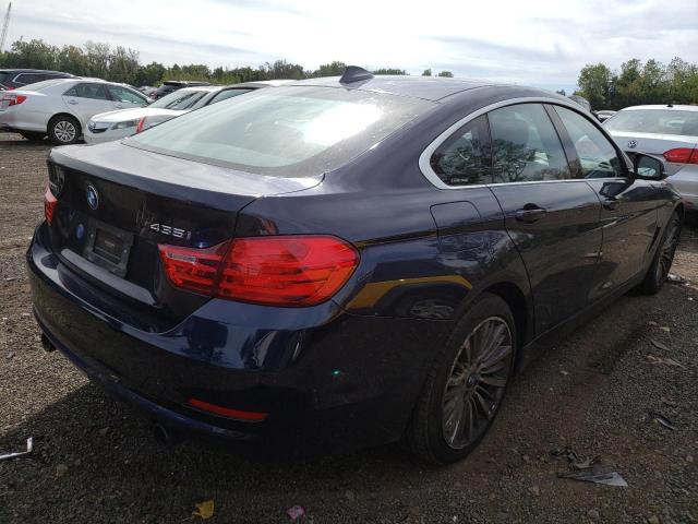 WBA4B3C57GG344850 - 2016 BMW 435 XI GRAN COUPE BLUE photo 3