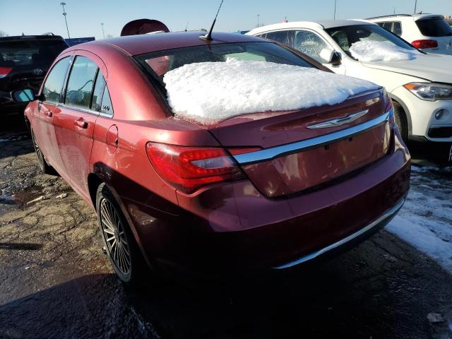 1C3BC4FB2BN550973 - 2011 CHRYSLER 200 LX RED photo 2