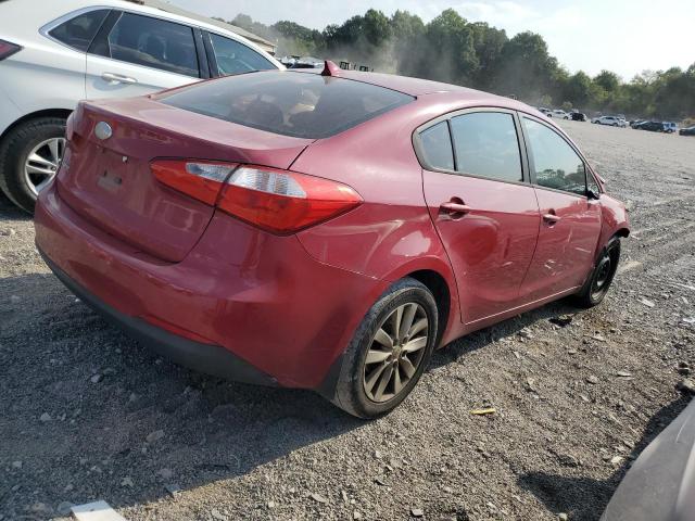 KNAFX4A67E5176891 - 2014 KIA FORTE LX RED photo 3