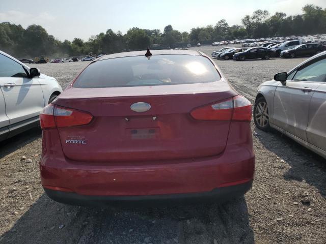 KNAFX4A67E5176891 - 2014 KIA FORTE LX RED photo 6