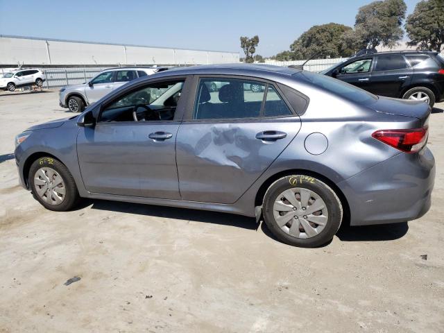 3KPA24AB3KE167260 - 2019 KIA RIO S GRAY photo 2