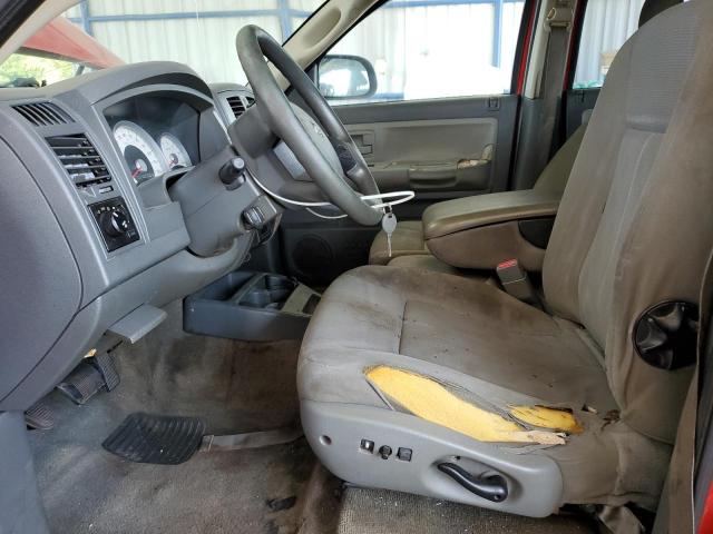 1D7HE48N56S588301 - 2006 DODGE DAKOTA QUAD SLT 红色 照片 7
