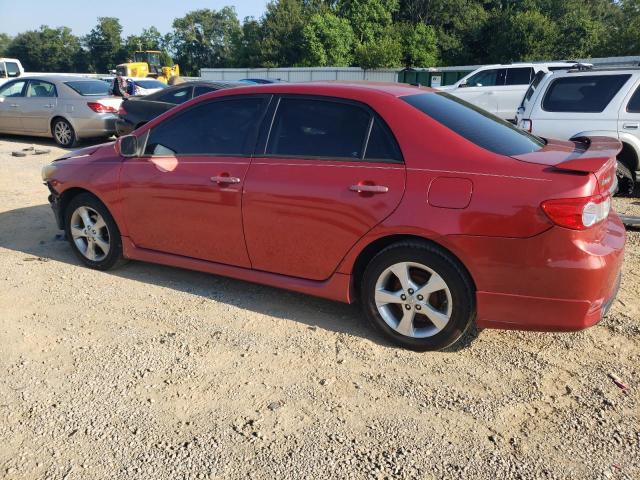 2T1BU4EE2BC601069 - 2011 TOYOTA COROLLA BASE RED photo 2