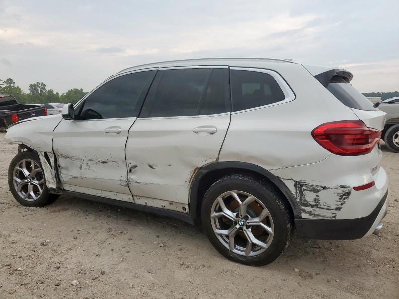 5UXTY3C00M9F11262 - 2021 BMW X3 SDRIVE30I თეთრი ფოტო 2