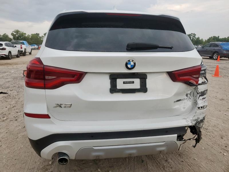 5UXTY3C00M9F11262 - 2021 BMW X3 SDRIVE30I თეთრი ფოტო 6