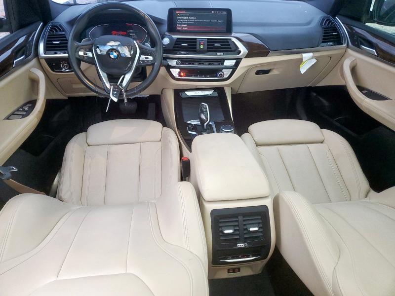 5UXTY3C00M9F11262 - 2021 BMW X3 SDRIVE30I თეთრი ფოტო 8
