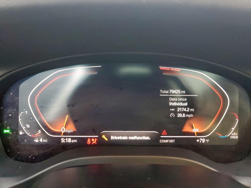 5UXTY3C00M9F11262 - 2021 BMW X3 SDRIVE30I თეთრი ფოტო 9