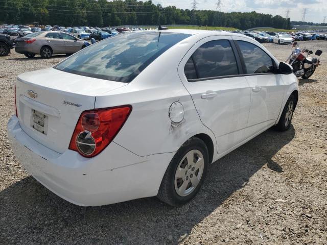 1G1JA5SH3D4106743 - 2013 CHEVROLET SONIC LS WHITE photo 3