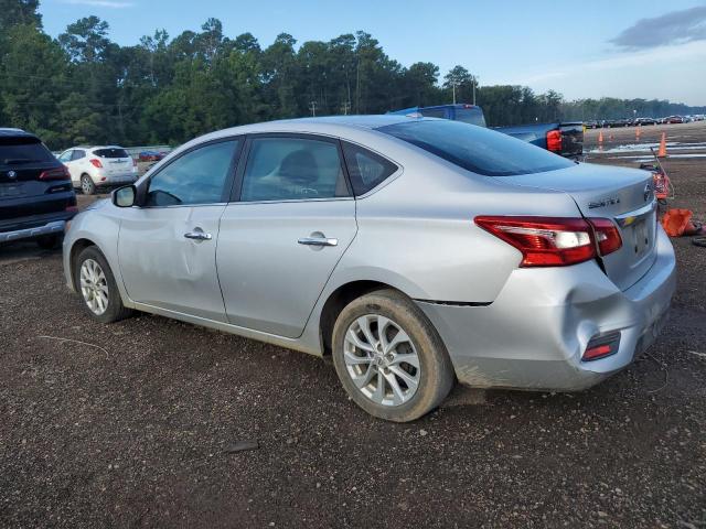 3N1AB7AP9KY280208 - 2019 NISSAN SENTRA S 银色 照片 2