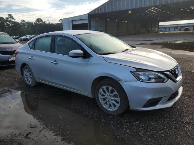 3N1AB7AP9KY280208 - 2019 NISSAN SENTRA S 银色 照片 4