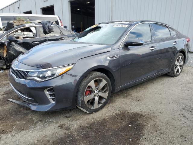 5XXGW4L22HG153183 - 2017 KIA OPTIMA SX GRAY photo 1