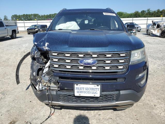 1FM5K8DH8GGB90741 - 2016 FORD EXPLORER XLT BLUE photo 5