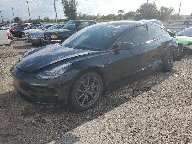 5YJ3E1EB0KF385451 - 2019 TESLA MODEL 3 BLACK photo 1