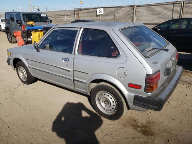 JHMSR532XBS051259 - 1981 HONDA CIVIC CVCC 1500 DX SILVER photo 2