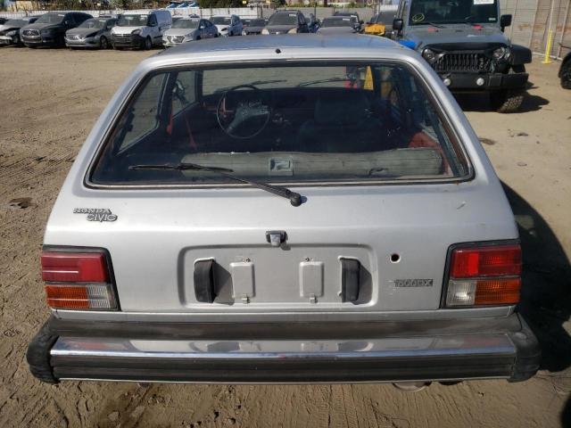 JHMSR532XBS051259 - 1981 HONDA CIVIC CVCC 1500 DX SILVER photo 6