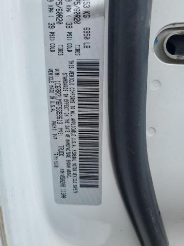 1C6RR7LM6FS699613 - 2015 RAM 1500 SLT WHITE photo 12