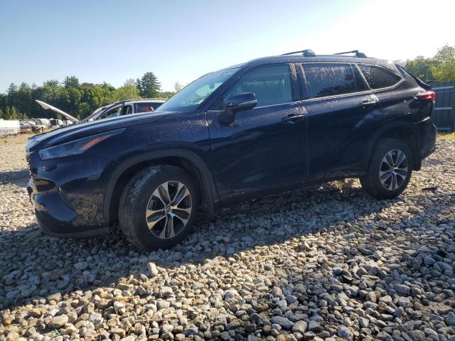 5TDHZRBH6NS222627 - 2022 TOYOTA HIGHLANDER XLE Mavi foto 1