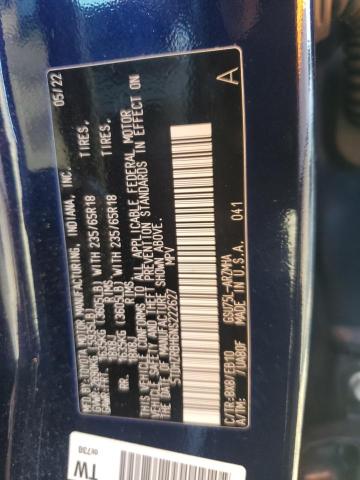 5TDHZRBH6NS222627 - 2022 TOYOTA HIGHLANDER XLE Mavi foto 13