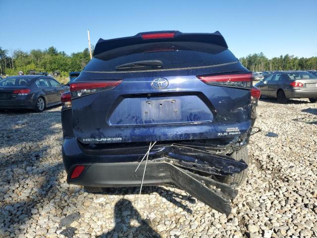 5TDHZRBH6NS222627 - 2022 TOYOTA HIGHLANDER XLE Mavi foto 6