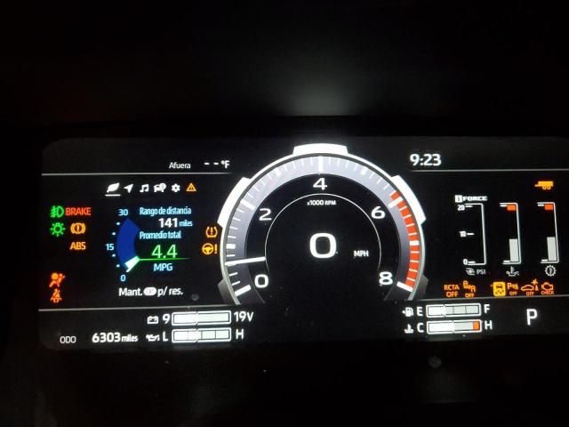 5TFMA5DB1SX283123 - 2025 TOYOTA TUNDRA CREWMAX PLATINUM ყავისფერი ფოტო 9