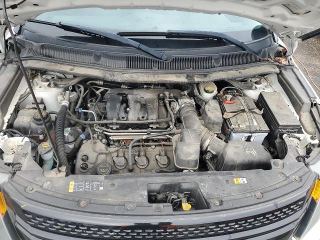 1FM5K8AR5FGA46012 - 2015 FORD EXPLORER POLICE INTERCEPTOR Ақ фото 11