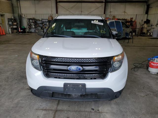 1FM5K8AR5FGA46012 - 2015 FORD EXPLORER POLICE INTERCEPTOR Ақ фото 5