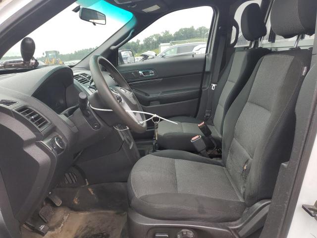 1FM5K8AR5FGA46012 - 2015 FORD EXPLORER POLICE INTERCEPTOR Ақ фото 7