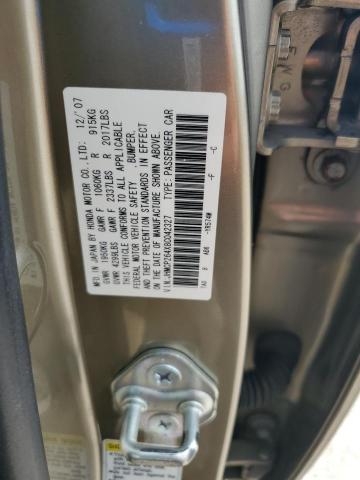 JHMCP264X8C042327 - 2008 HONDA ACCORD LXP Qızıl foto 12