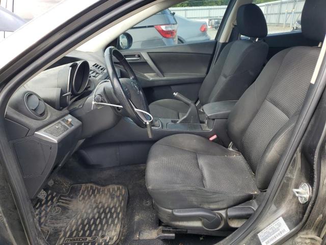 JM1BL1L73D1797312 - 2013 MAZDA 3 I GRAY photo 7